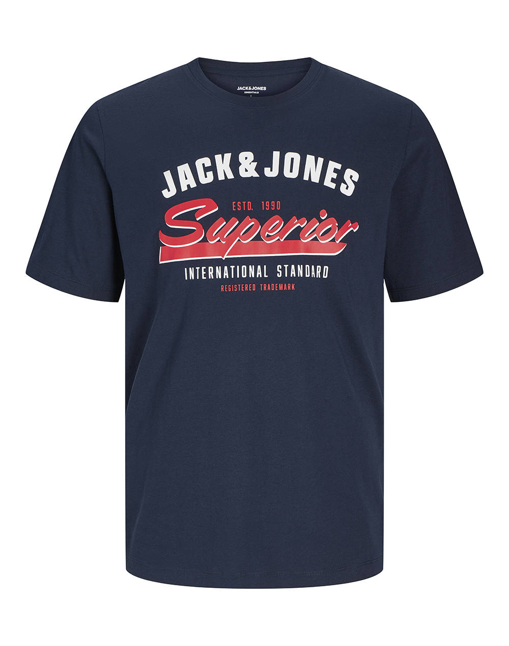 JACK&JONES JJELOGO TEE SS O-NECK 2 COL SS25 SN