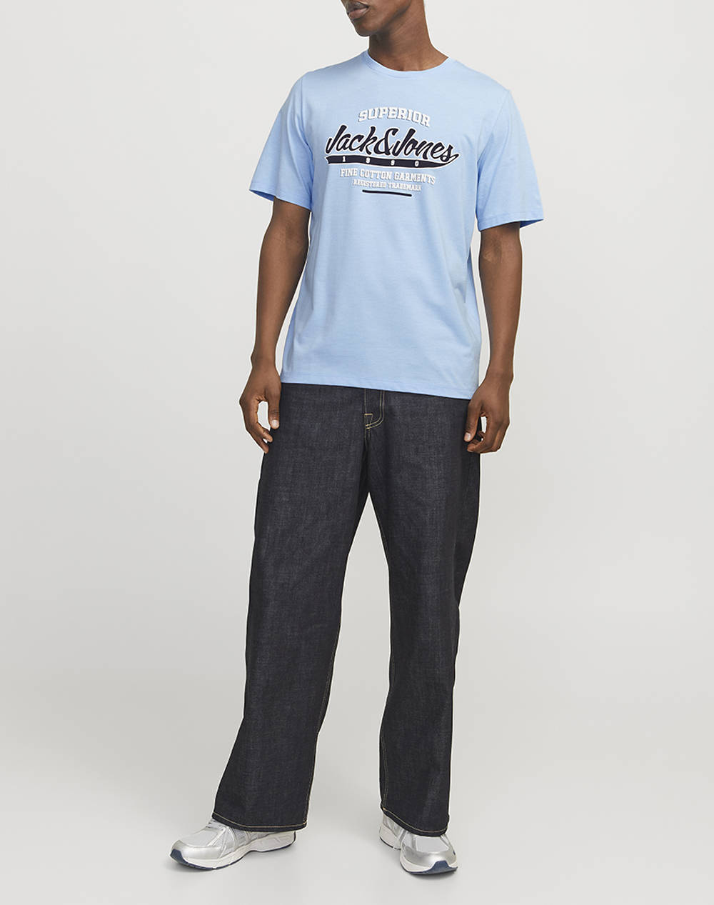 JACK&JONES JJELOGO TEE SS O-NECK 2 COL SS25 SN