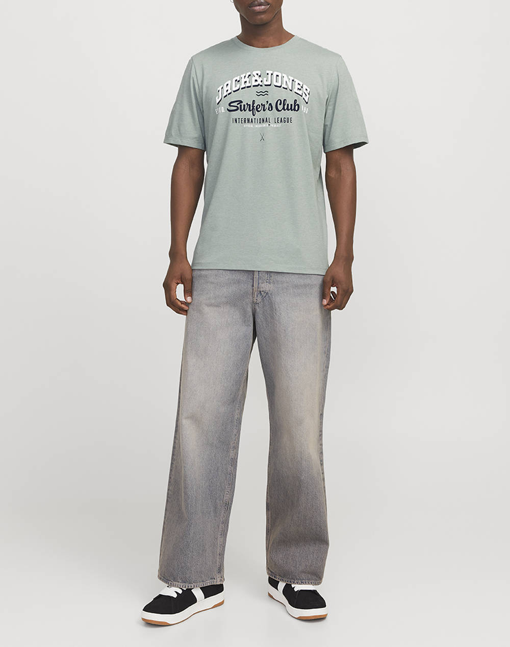 JACK&JONES JJELOGO TEE SS O-NECK 2 COL SS25 SN