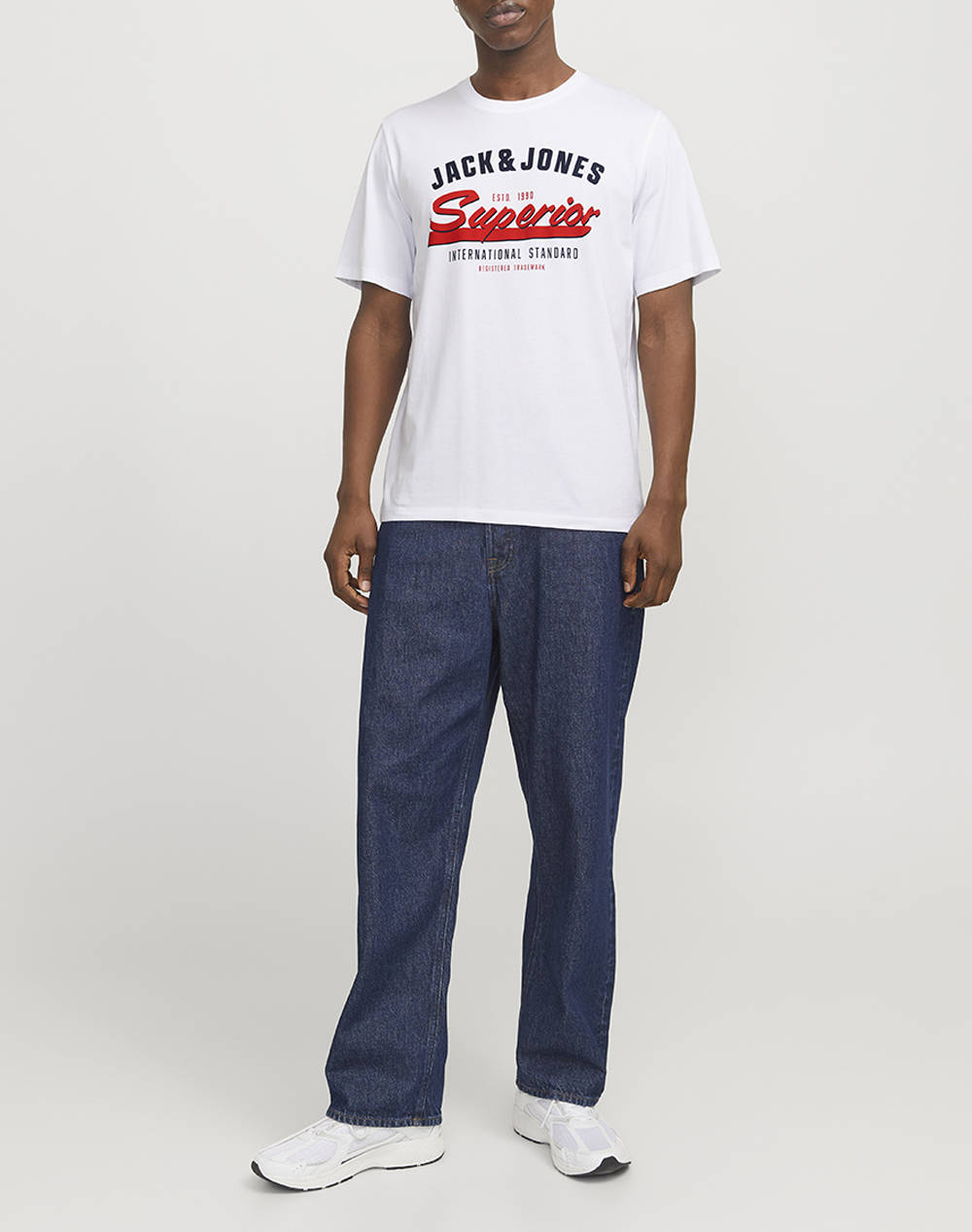 JACK&JONES JJELOGO TEE SS O-NECK 2 COL SS25 SN