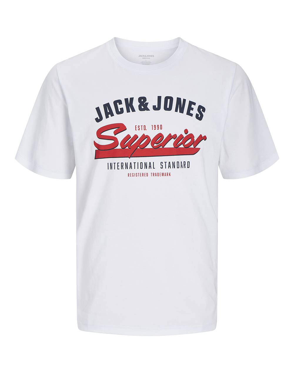 JACK&JONES JJELOGO TEE SS O-NECK 2 COL SS25 SN