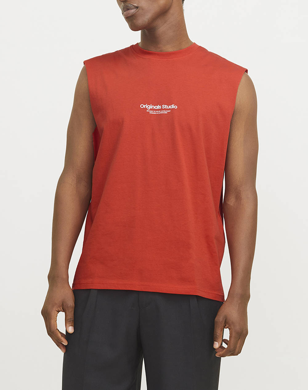 JACK&JONES JORVESTERBRO SLEEVELESS TEE SN