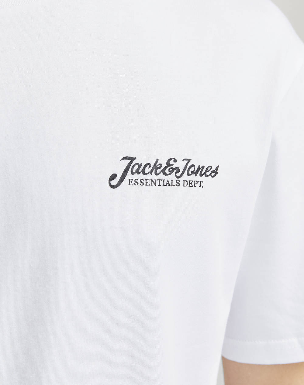 JACK&JONES JJBEAU TEE SS FRONTPRINT CREW NECK LN