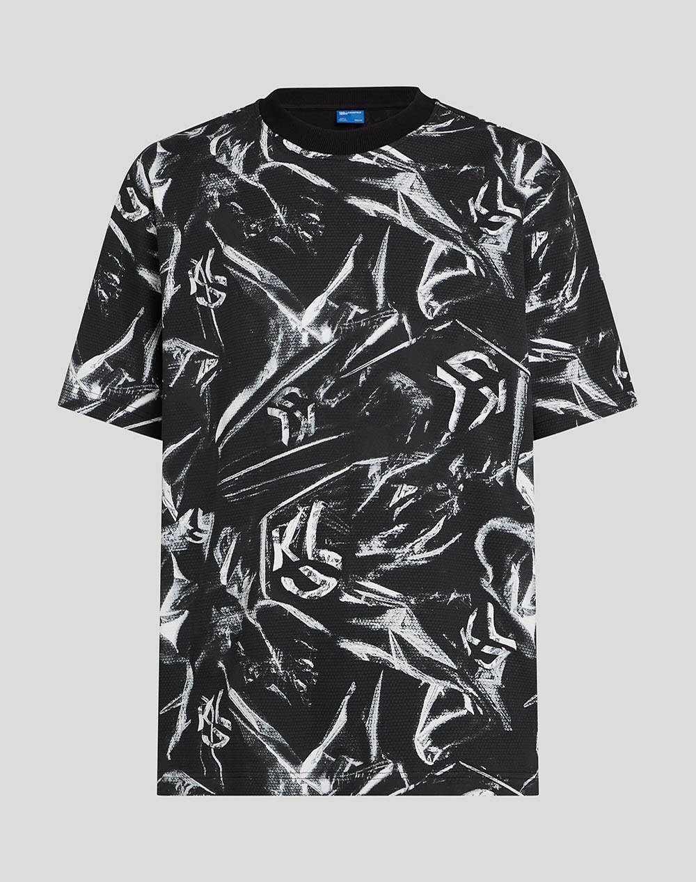 KARL LAGERFELD KLJ RELAXED SS AOP TEE