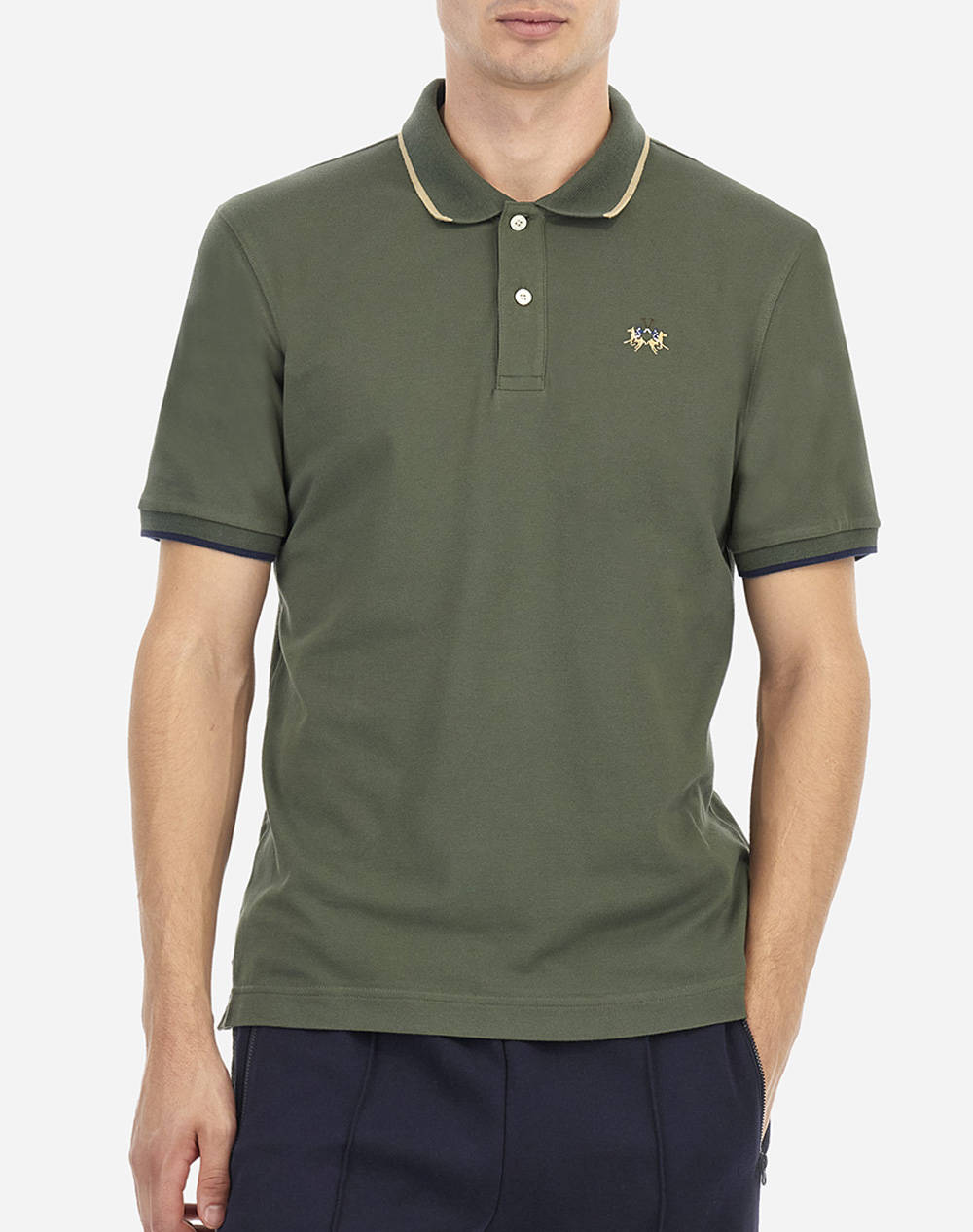 LA MARTINA BLUZA POLO KM MAN POLO S/S PIQUET STRETCH