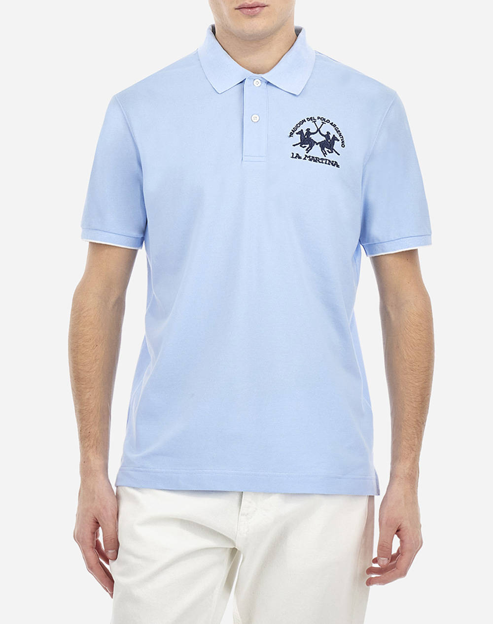 LA MARTINA BLUZA POLO KM MAN S/S POLO PIQUET STRETCH