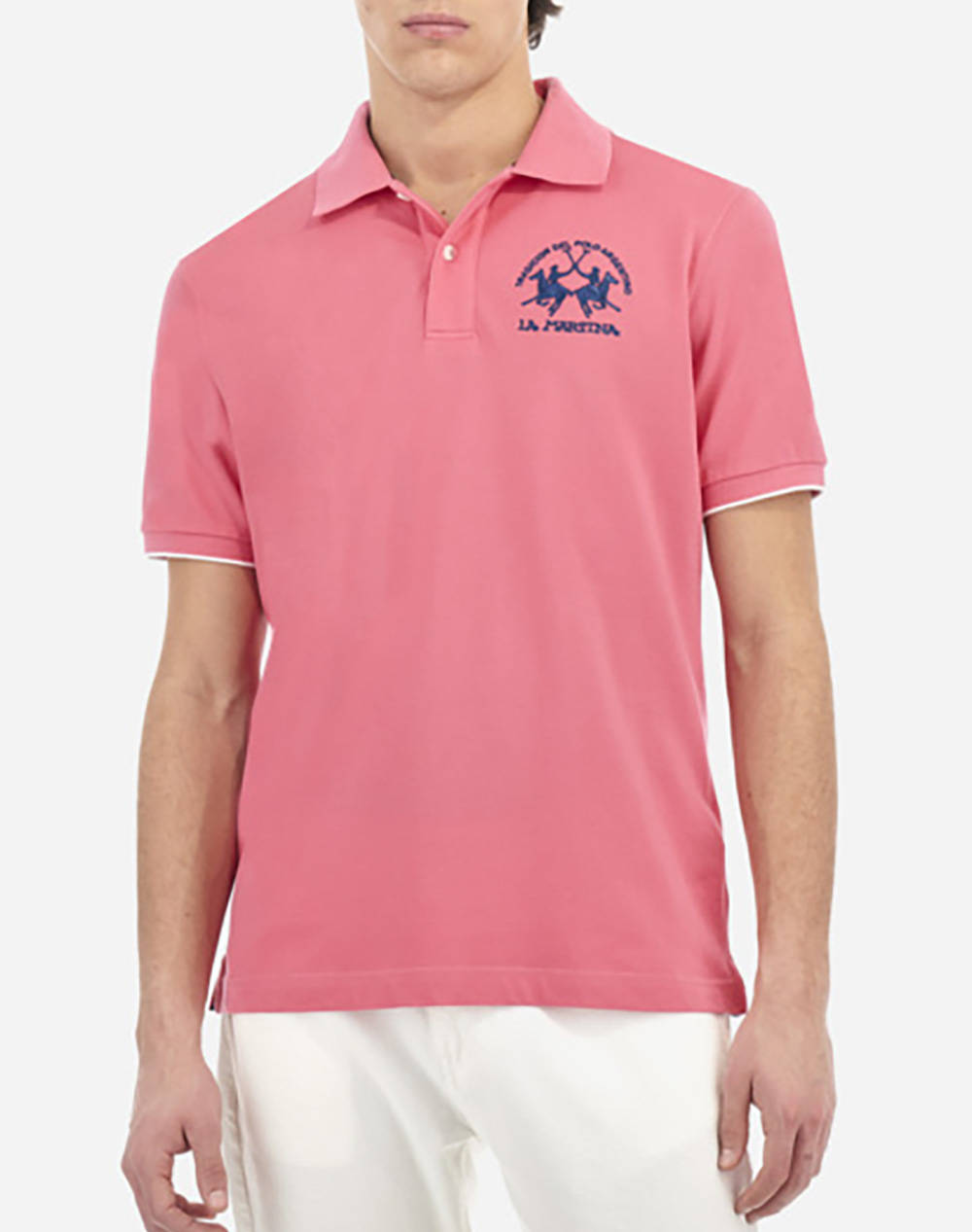 LA MARTINA BLUZA POLO KM MAN S/S POLO PIQUET STRETCH