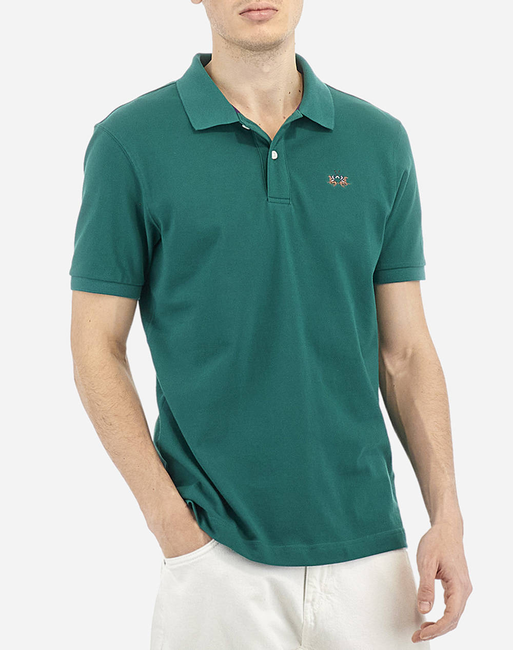 LA MARTINA BLUZA POLO KM MAN S/S POLO PIQUET STRETCH