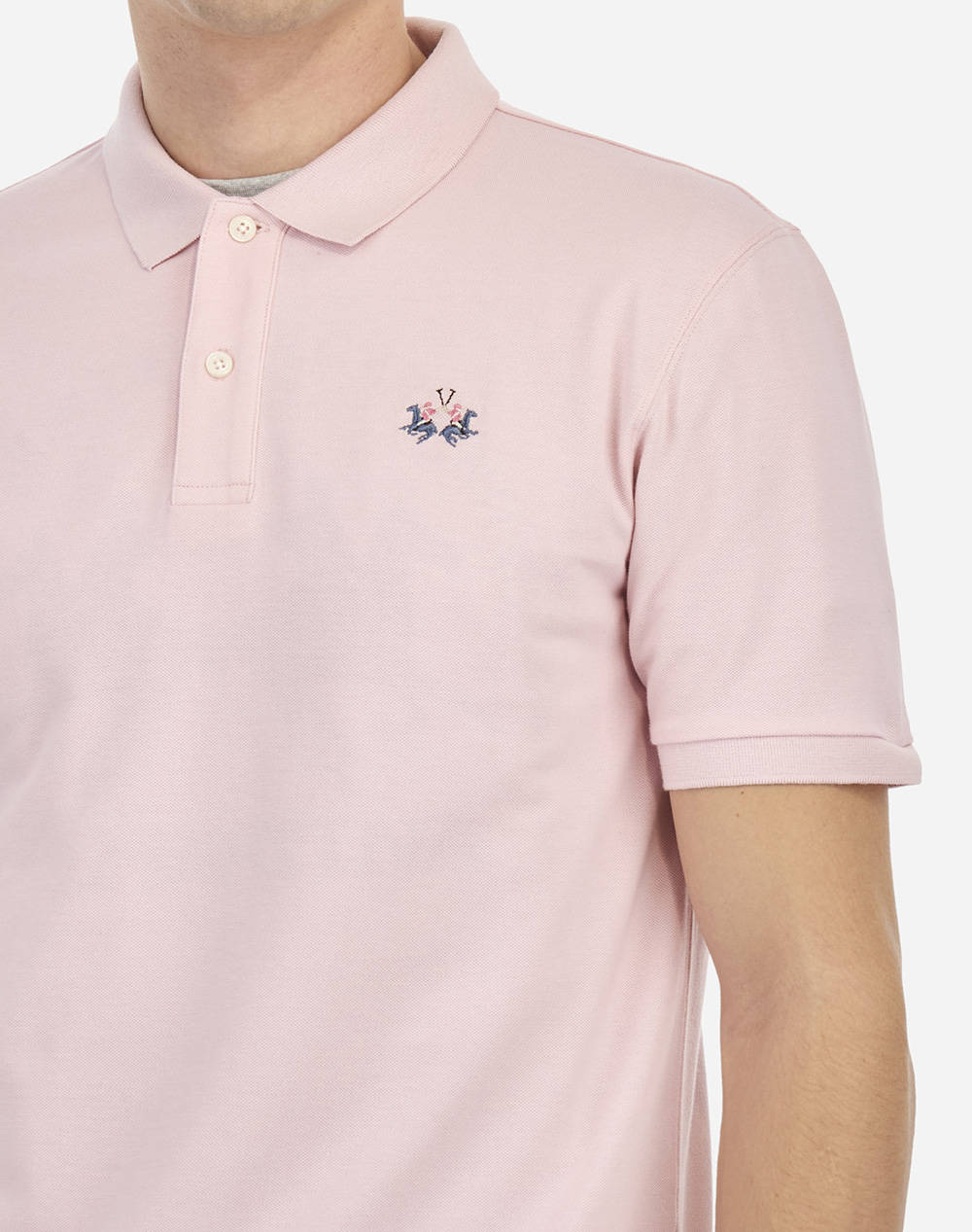 LA MARTINA BLUZA POLO KM MAN S/S POLO PIQUET STRETCH