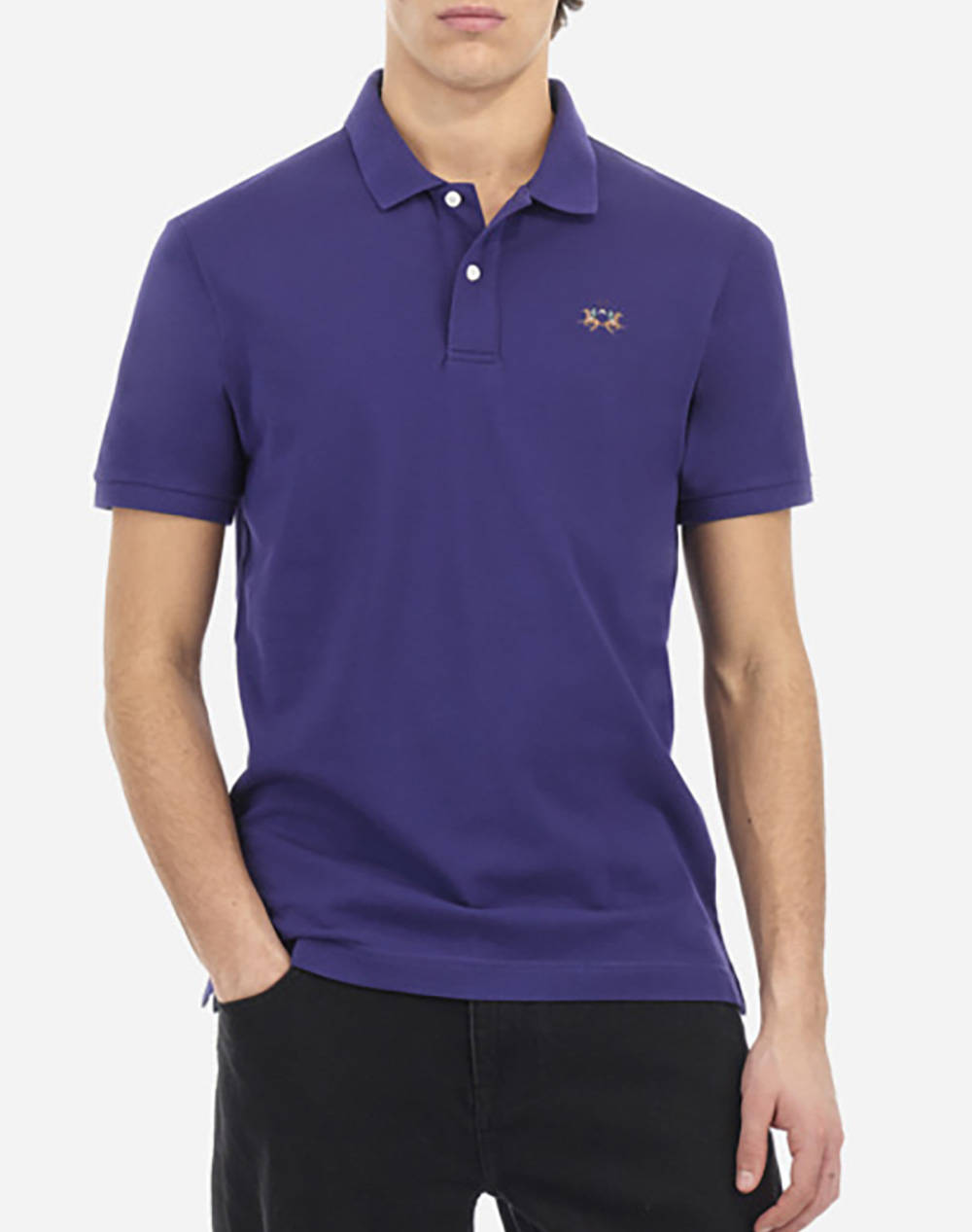 LA MARTINA BLUZA POLO KM MAN S/S POLO PIQUET STRETCH