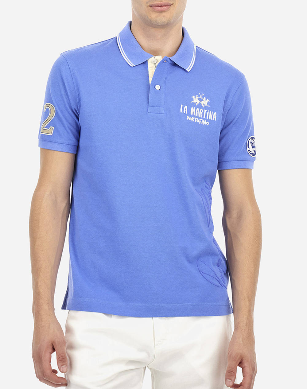 LA MARTINA BLUZA POLO KM MAN POLO SEMI 30/1 COTTON PIQU