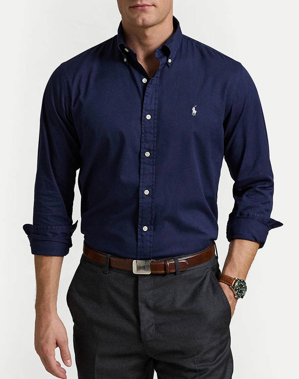 RALPH LAUREN CUBDPPCS-LONG SLEEVE-SPORT SHIRT