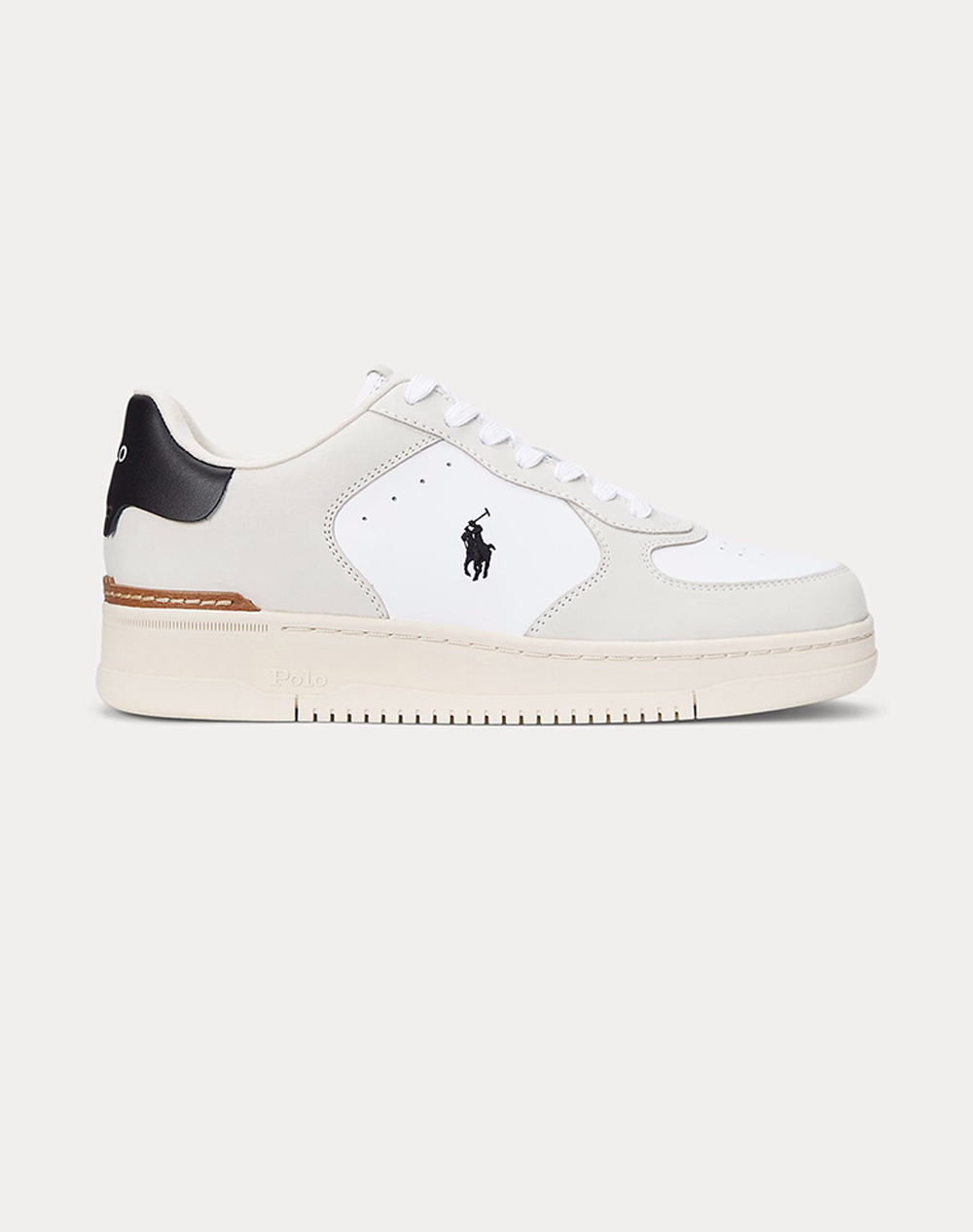 RALPH LAUREN NUBUCK/LEATHER-MASTERS CRT-SK-LTL