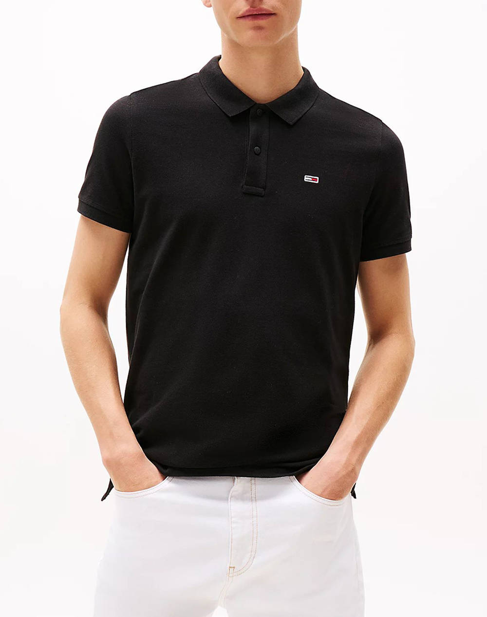 TOMMY JEANS TJM SLIM PLACKET POLO EXT