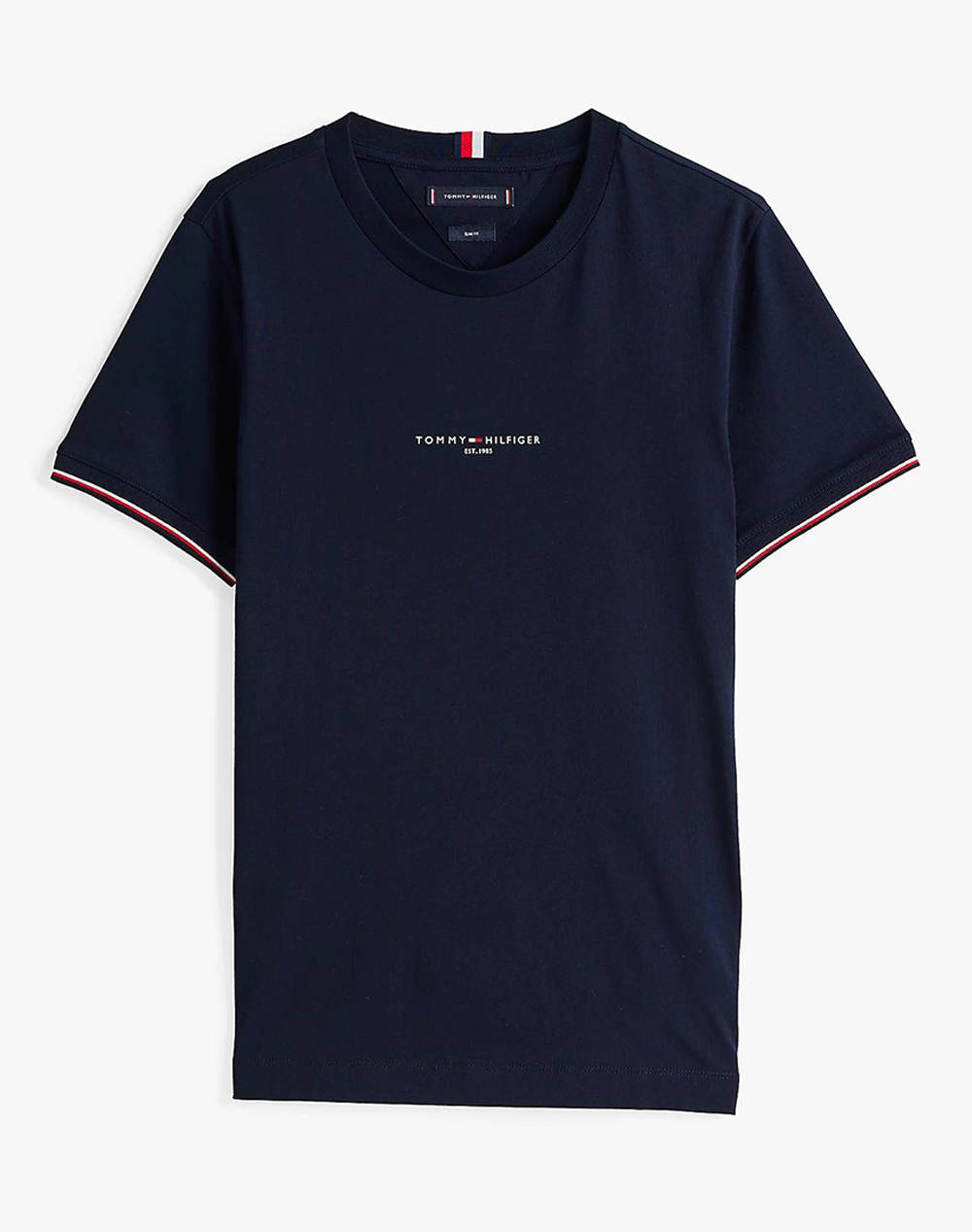 TOMMY HILFIGER TOMMY LOGO TIPPED TEE