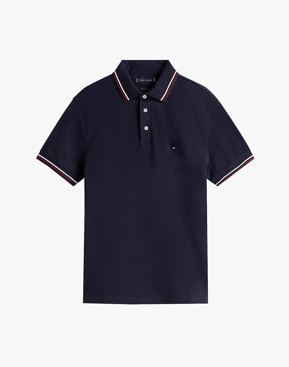 TOMMY HILFIGER TIPPED SLIM FIT POLO