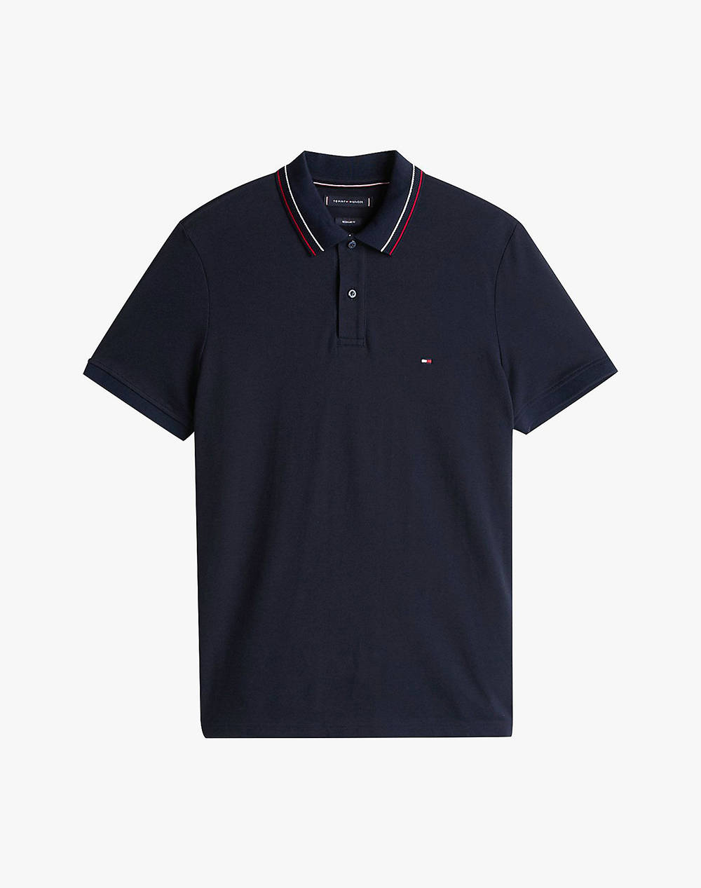 TOMMY HILFIGER PLACKET INTEREST REG POLO