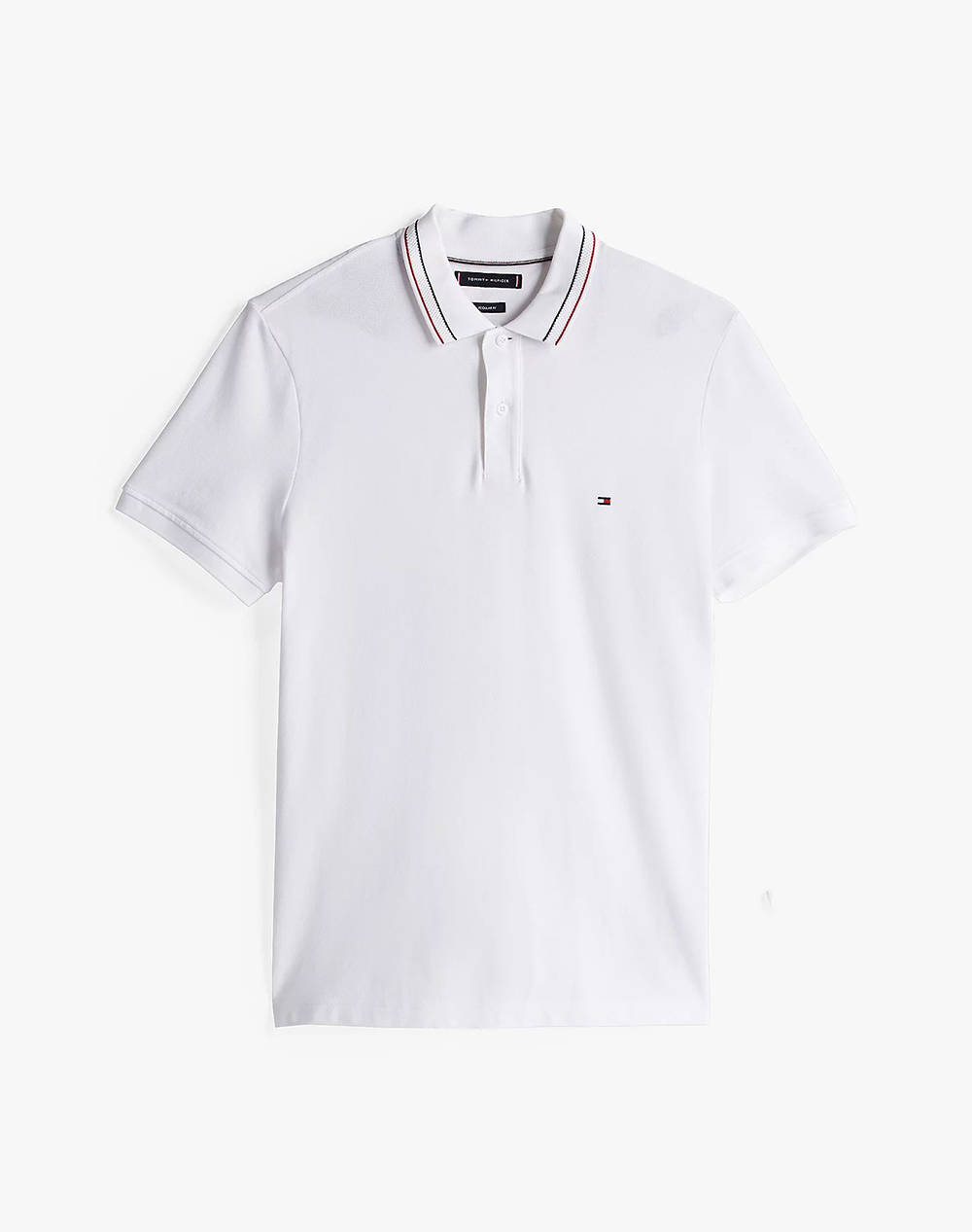 TOMMY HILFIGER PLACKET INTEREST REG POLO