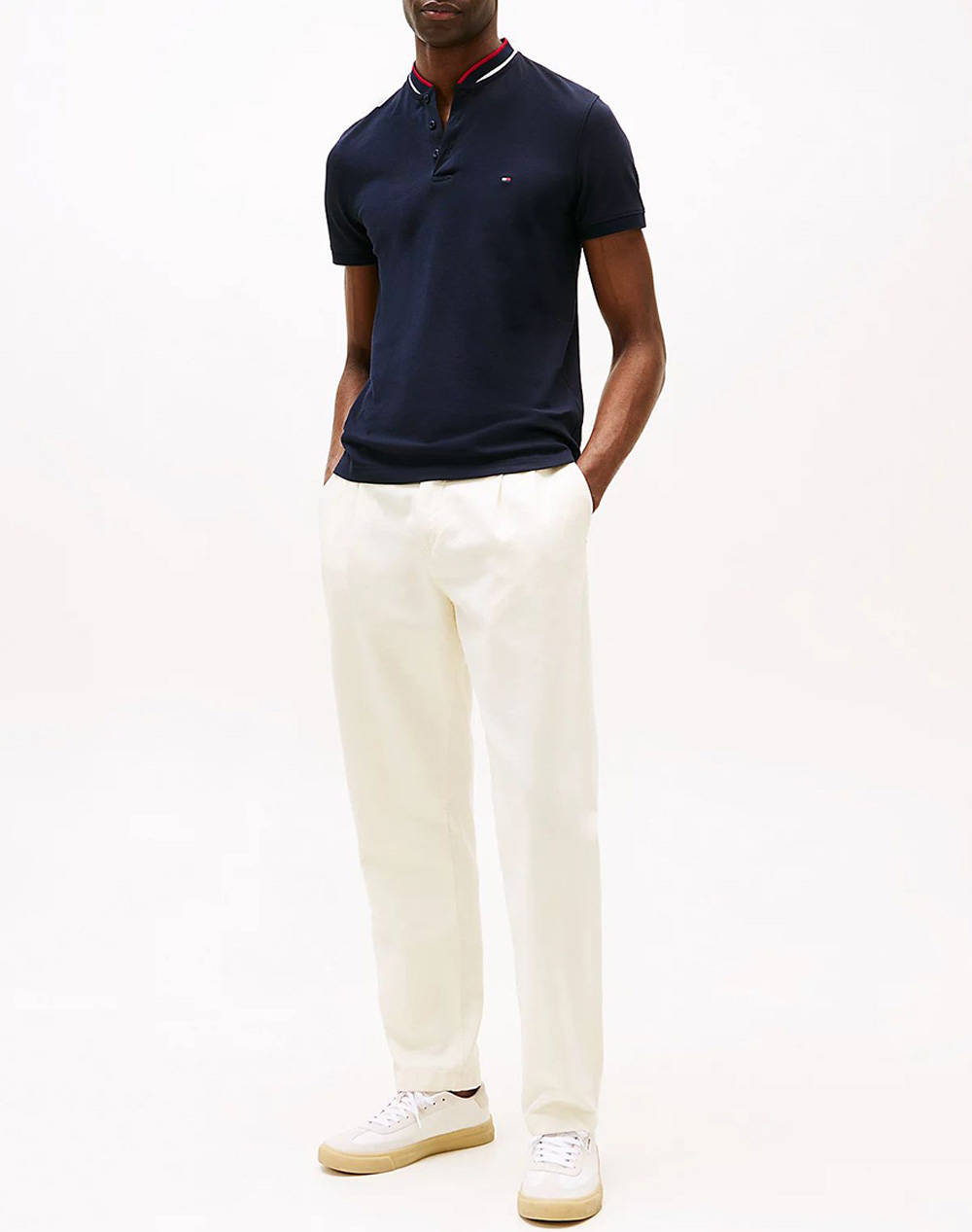 TOMMY HILFIGER MAO RWB TIPPED SLIM POLO