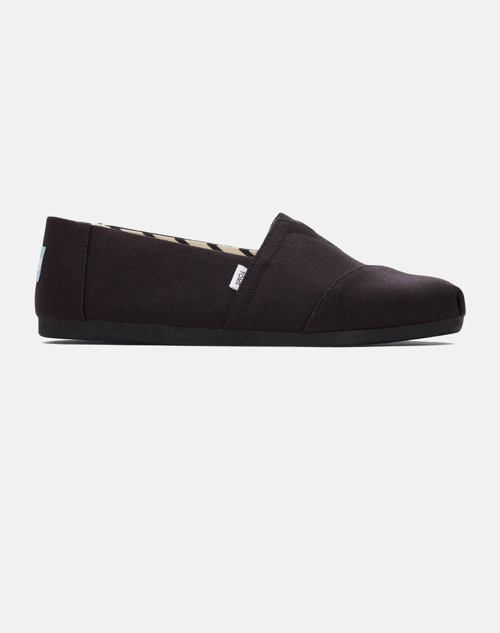 TOMS BLK/BLK REC CTTN CAN MN ALPR ESP