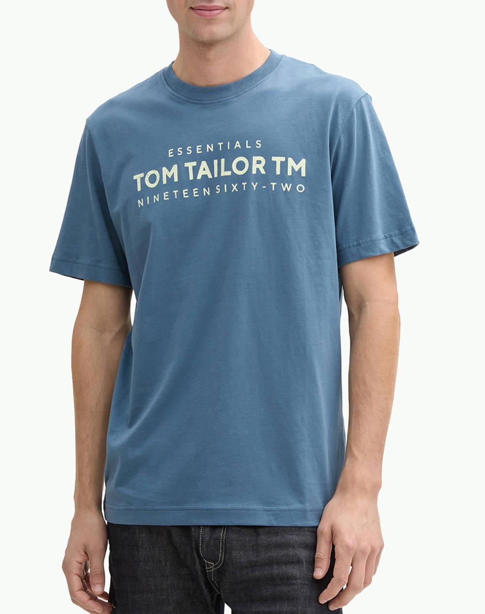 TOM TAILOR T-SHIRT WITH PRINT BLUZA DE BARBATI