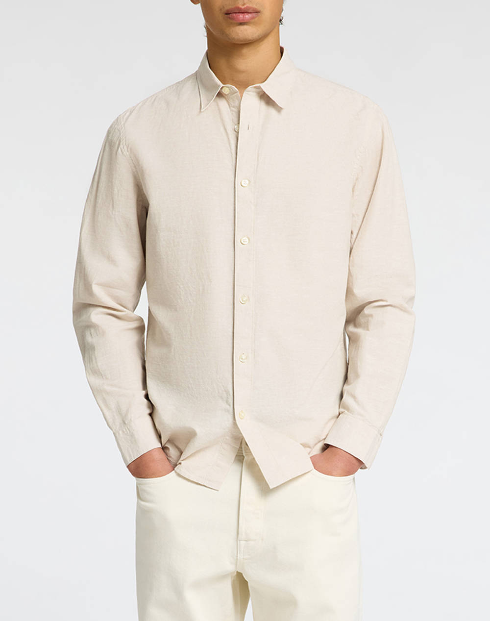 SELECETED SLHSLIM-SUN SHIRT LS NOOS