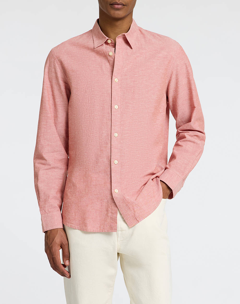 SELECETED SLHSLIM-SUN SHIRT LS NOOS