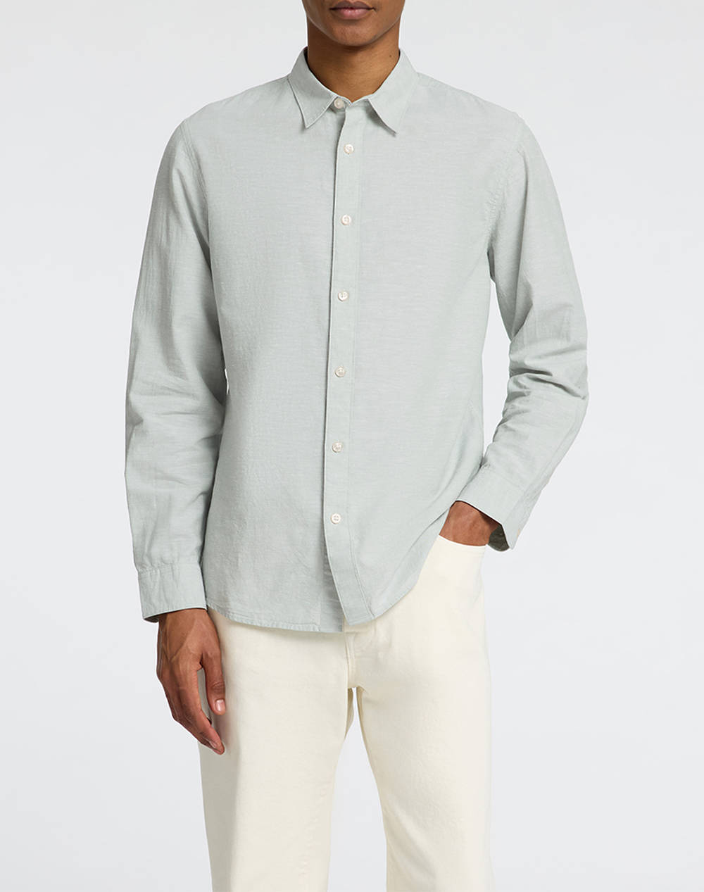 SELECETED SLHSLIM-SUN SHIRT LS NOOS