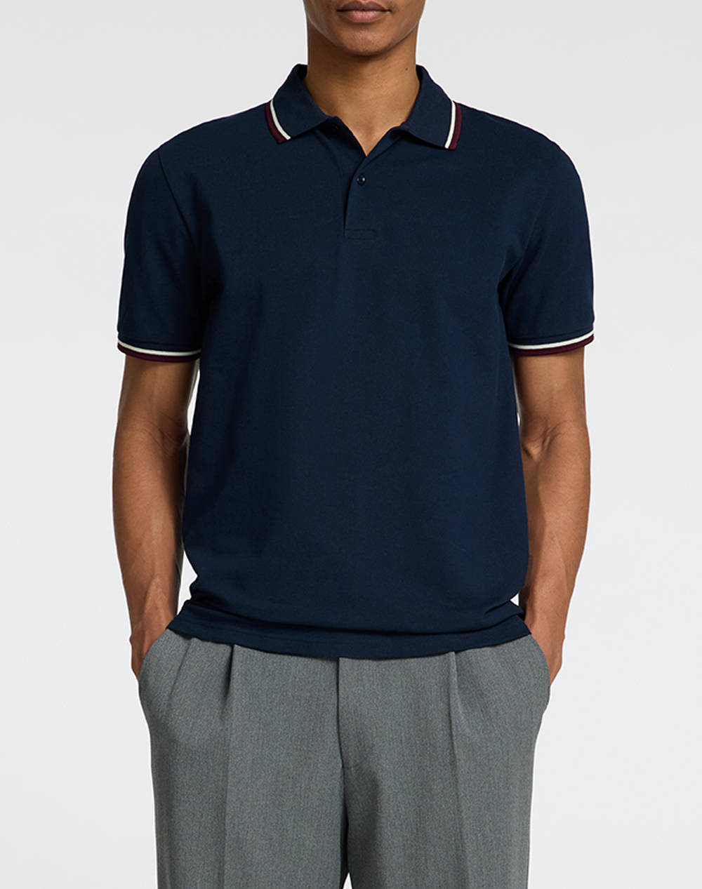 SELECTED SLHSLIM-ATLAS SPORT SS POLO