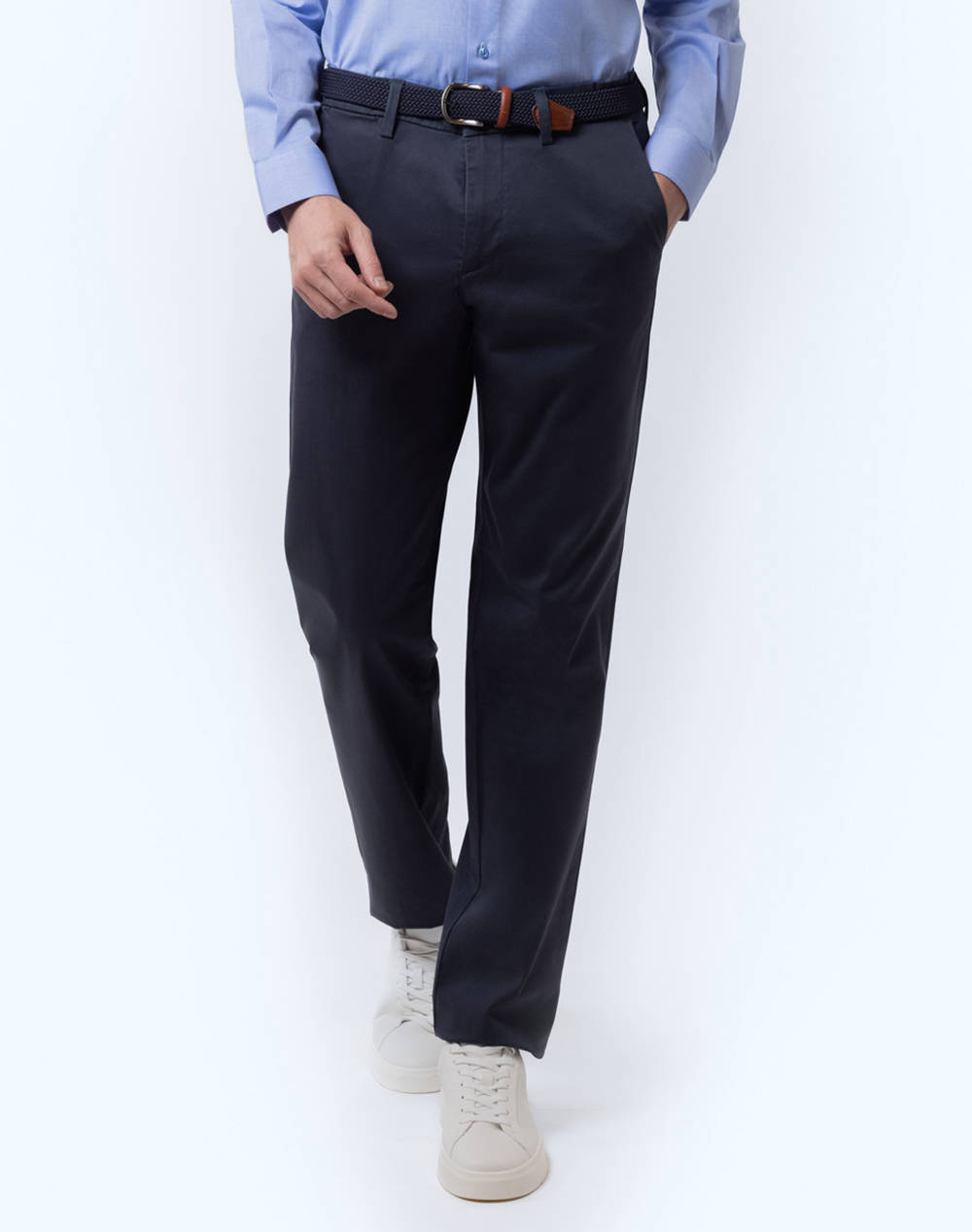 BOSTONIANS PANTALONI CHINOS CAPARTINA SATIN REGULAR