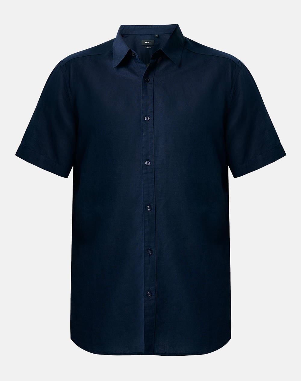 MEXX BRANDON Basic linen shirt short sleeve