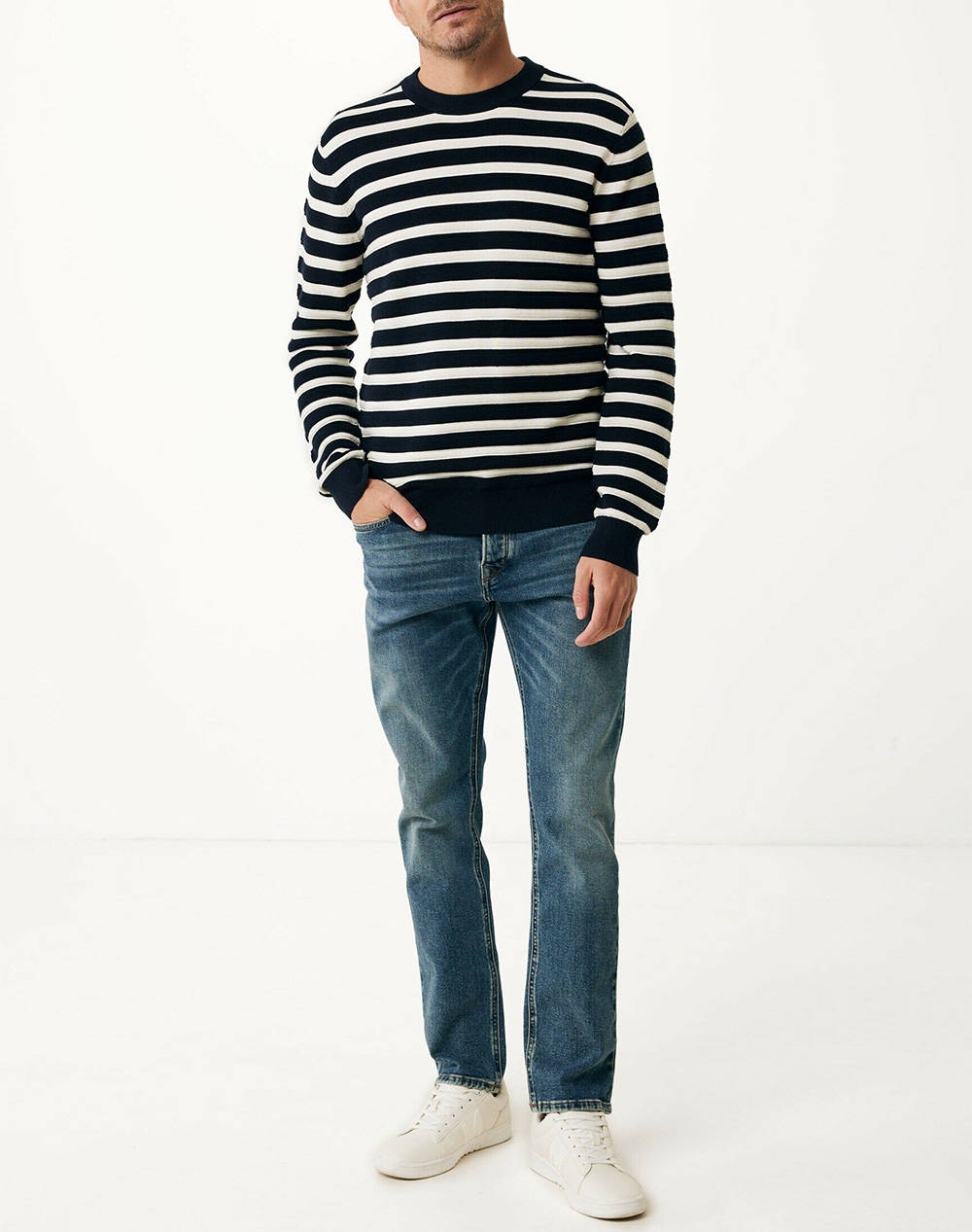 MEXX Jacquard knit striped sweater