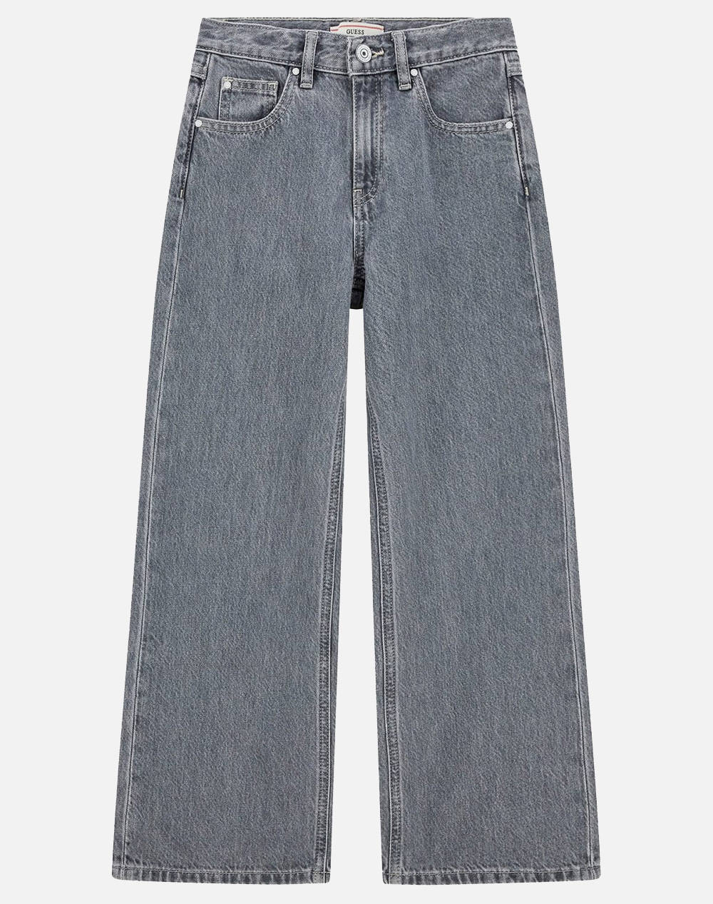 GUESS GREY RIGID DENIM 90S PANTS PANTALONI DE COPII GIRL