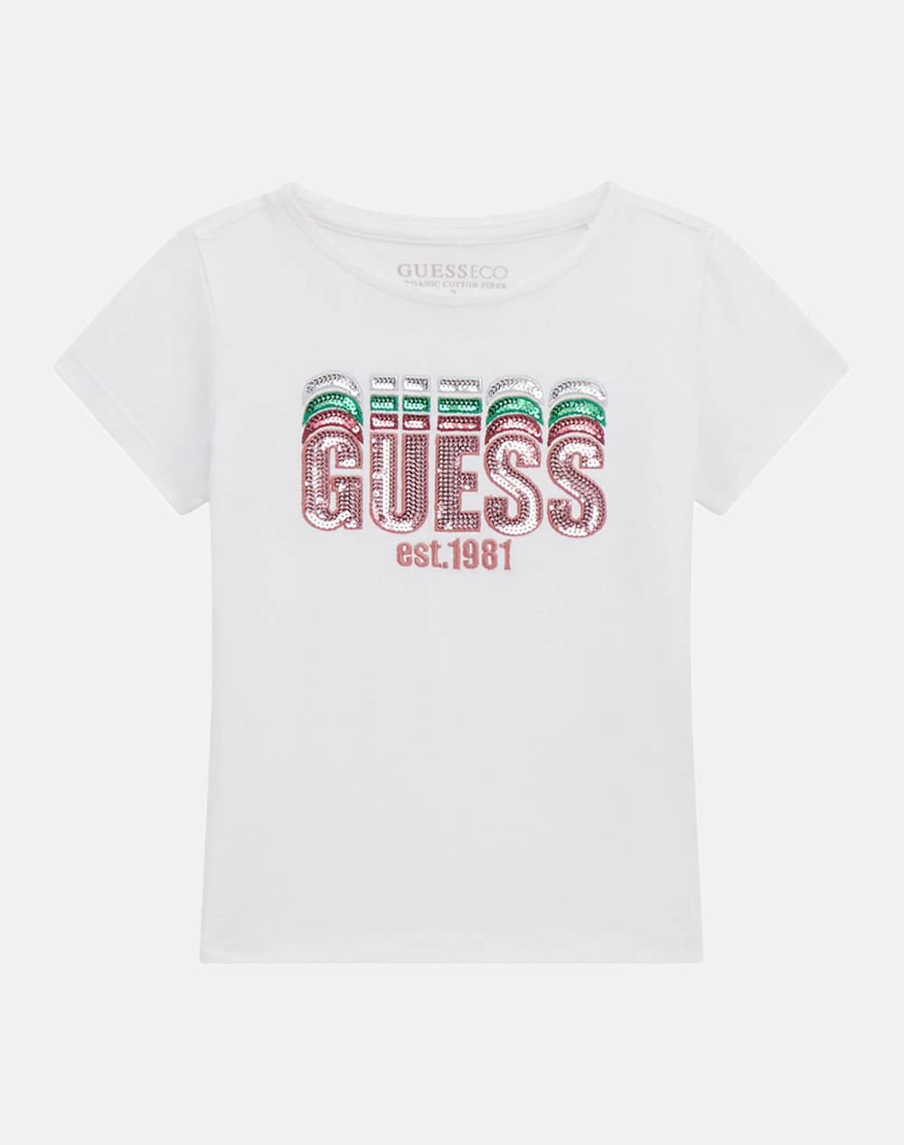 GUESS SS T-SHIRT W/SEQUINS BLUZA DE COPII GIRL