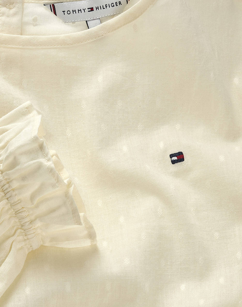 TOMMY HILFIGER DOBBY BLOUSE LS