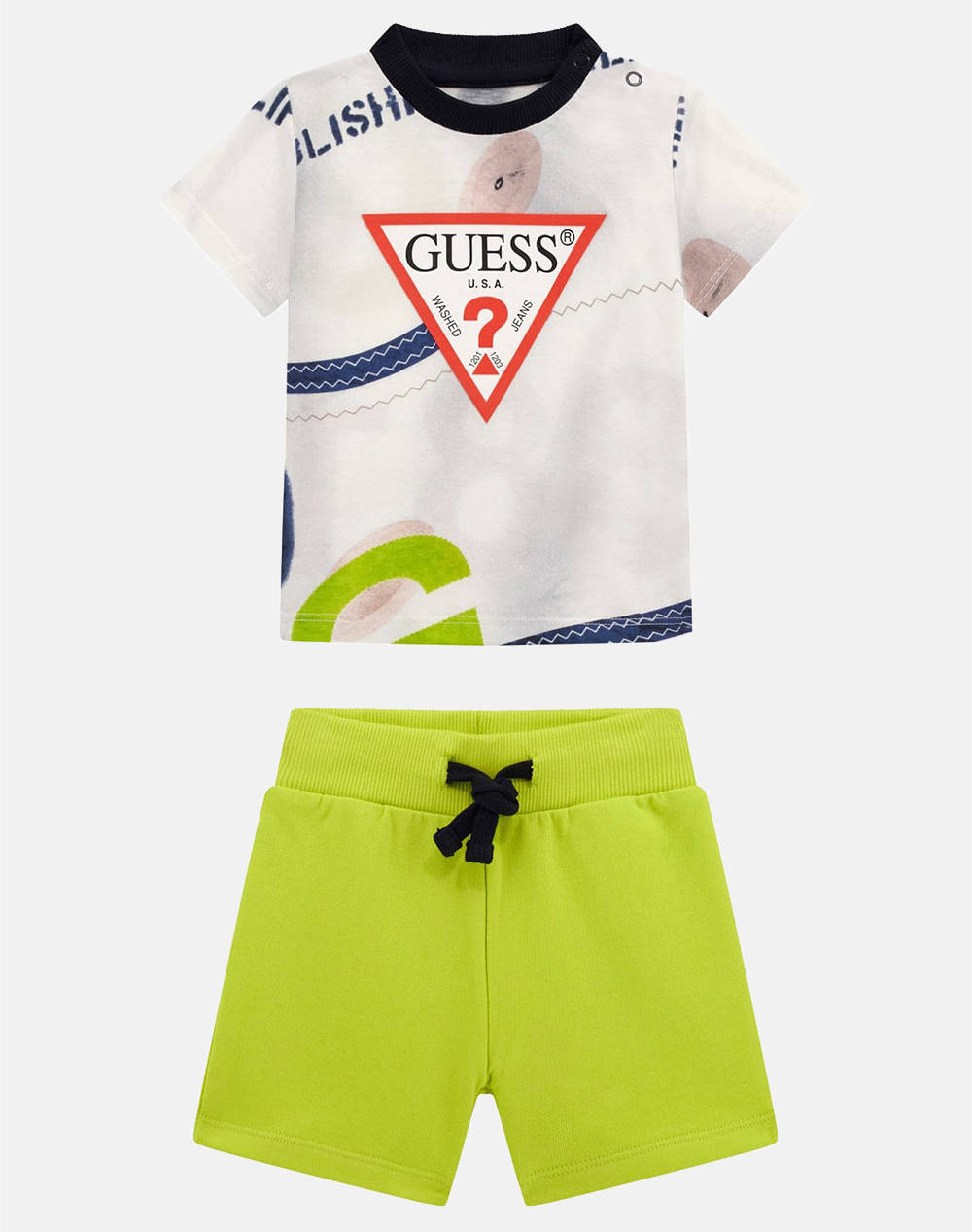 GUESS SET SS T-SHIRT+ACTIVE SHORTS SET COPII BOY