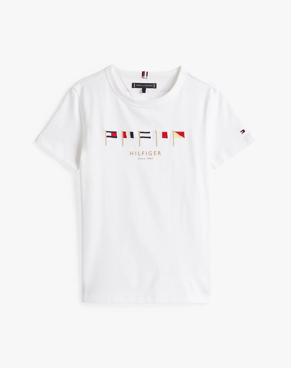 TOMMY HILFIGER MULTI FLAG EMB REG TEE SS