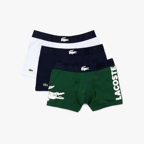 LACOSTE SET 3 LENJERIE INTIMA TRUNK PACK 3 TRUNKS