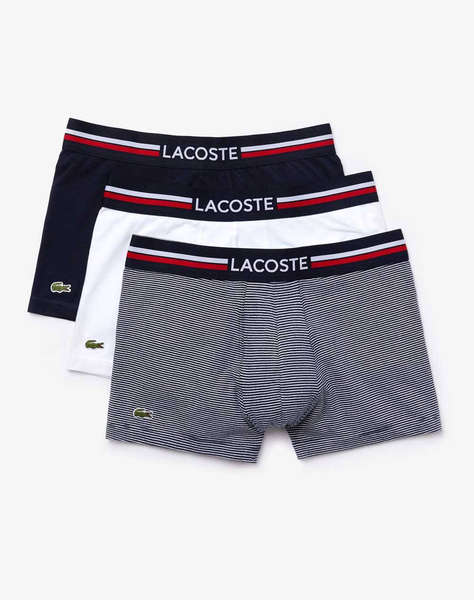 LACOSTE SET 3 LENJERIE INTIMA TRUNK PACK 3 TRUNKS