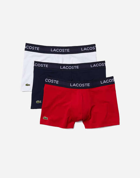 LACOSTE SET 3 LENJERIE INTIMA TRUNK PACK 3 TRUNKS