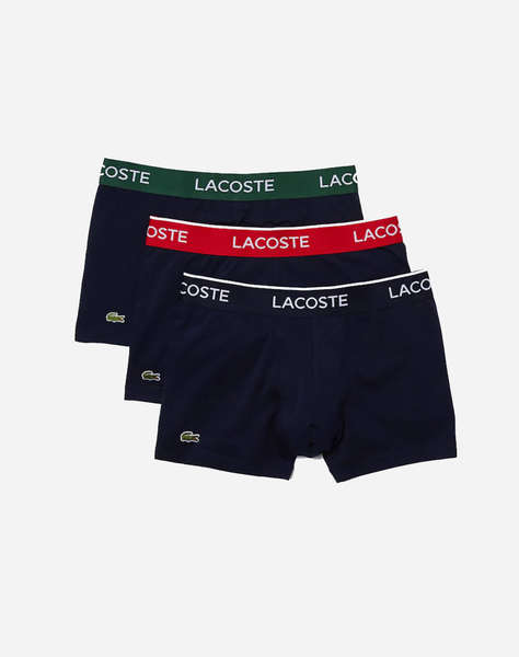 LACOSTE SET 3 LENJERIE INTIMA TRUNK PACK 3 TRUNKS