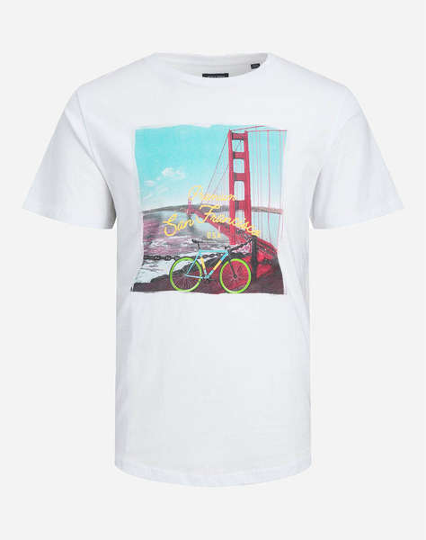 JACK&JONES BLUZA JPRBLUFIXIE TEE SS CREW NECK PRSP23 JNR