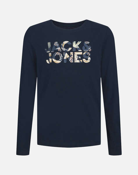 JACK&JONES JJEJEFF CORP LOGO TEE LS O-NECK JNR