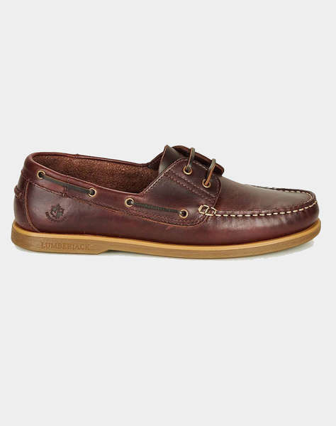 LUMBERJACK MAIN NAVIGATOR BOAT SHOES PULL-UP LEATHER INCALTAMINTE DE BARBATI