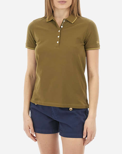 LA MARTINA BLUZA POLO KM WOMAN POLO S/S PIQUET STRETCH