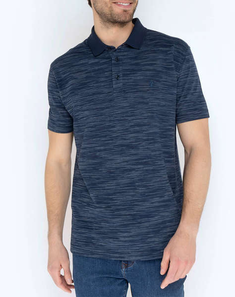 THE BOSTONIANS BLUZA POLO PIQUE CU SLUB REGULAR