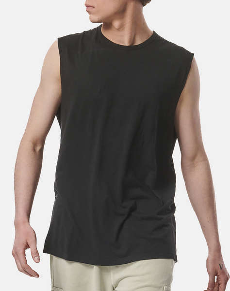 BODY ACTION MEN''S NATURAL DYE SLEEVELESS TEE