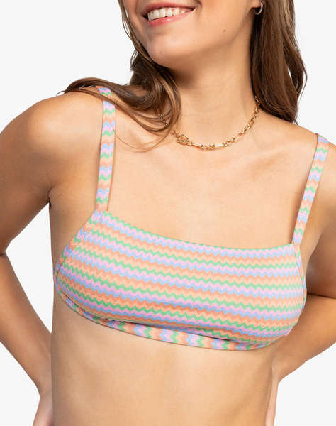 ROXY WAVY STRIPE BRALETTE COSTUM DE BAIE DE DAMA