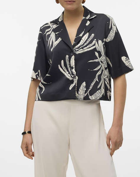 AWARE BY VERO MODA VMKEILA SS CROPPED SHIRT VMA