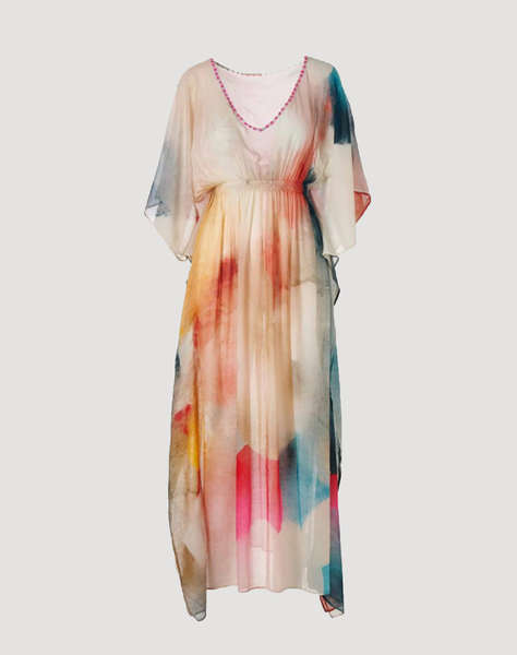 AMOR COLORFUL LONG DRESS IT43398